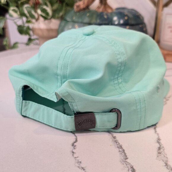 Billabong Mint Green wallie Cotton Adjustable Hat. make a bad hair day cute, bea - Picture 5 of 6